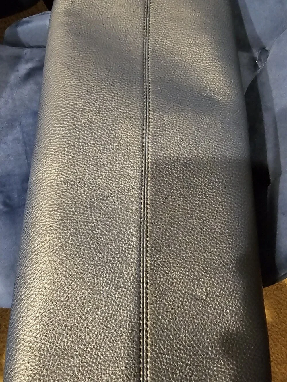 Michael Kors Unisex Navy Blue Leather Tote Bag